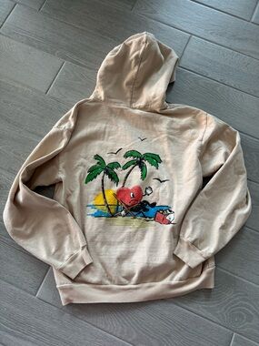 BAD BUNNY Authentic Un Verano Sin Ti Worlds Hottest Tour Island Hoodies Size L